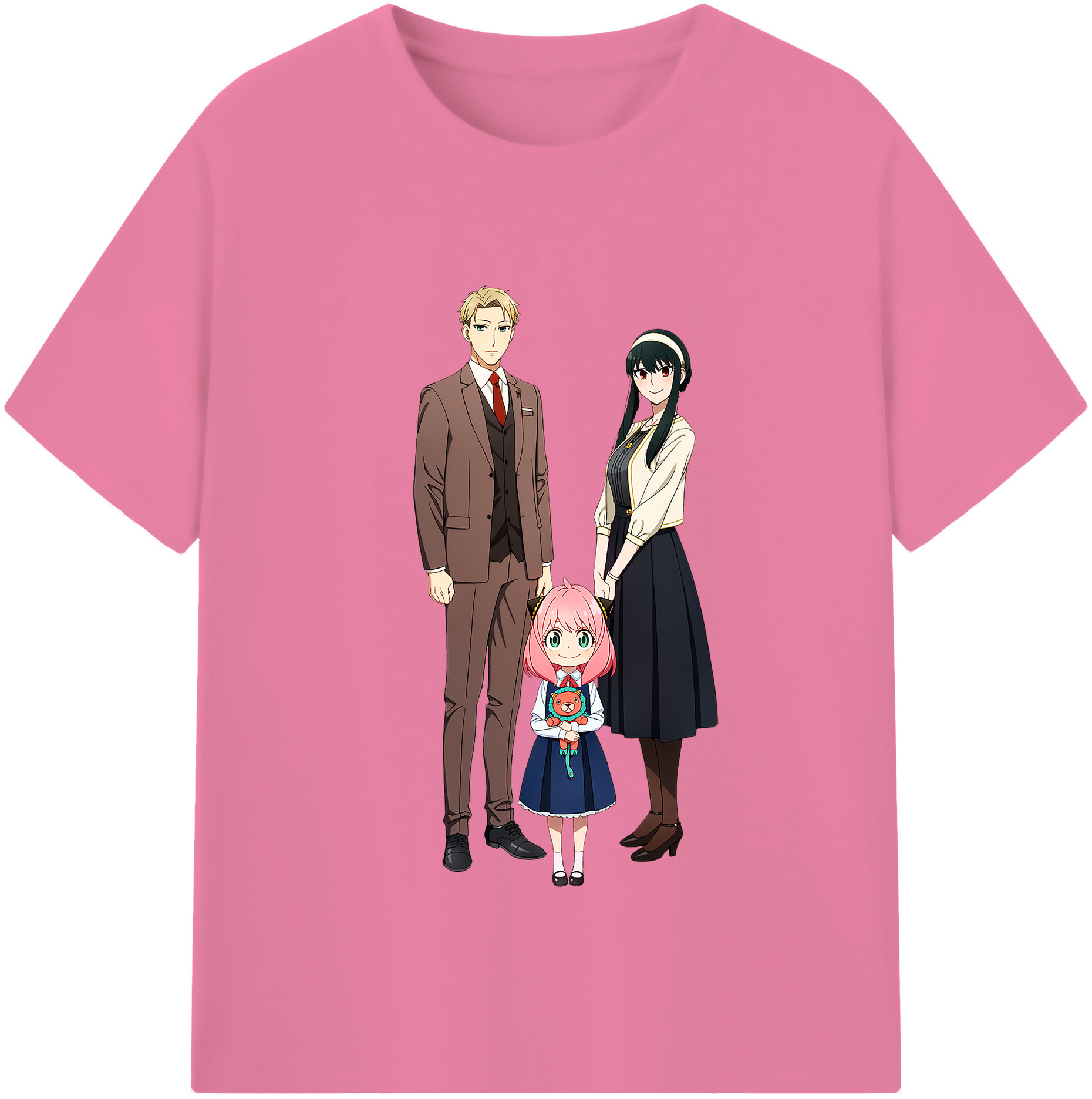（画像用） SPY×FAMILY间谍家家酒 綿100％半袖Tシャツ（フロントプリント）